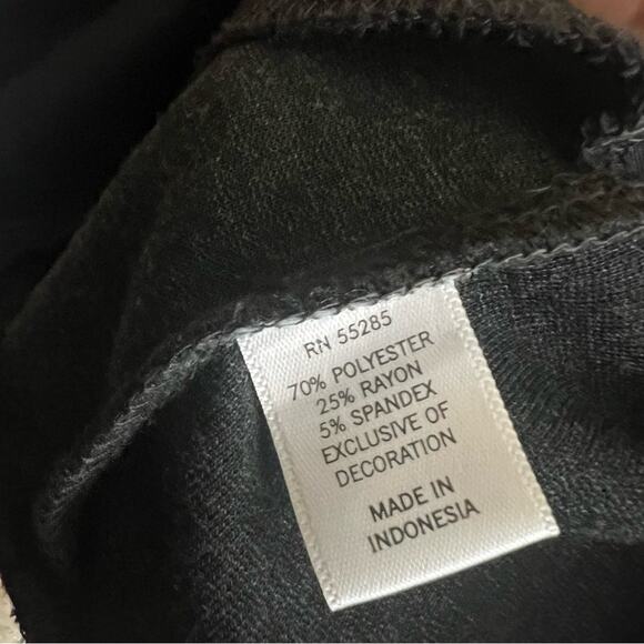 Express Cowl Neck Black Cap Sleeve Dress with back Zip small - Picture 3 of 7